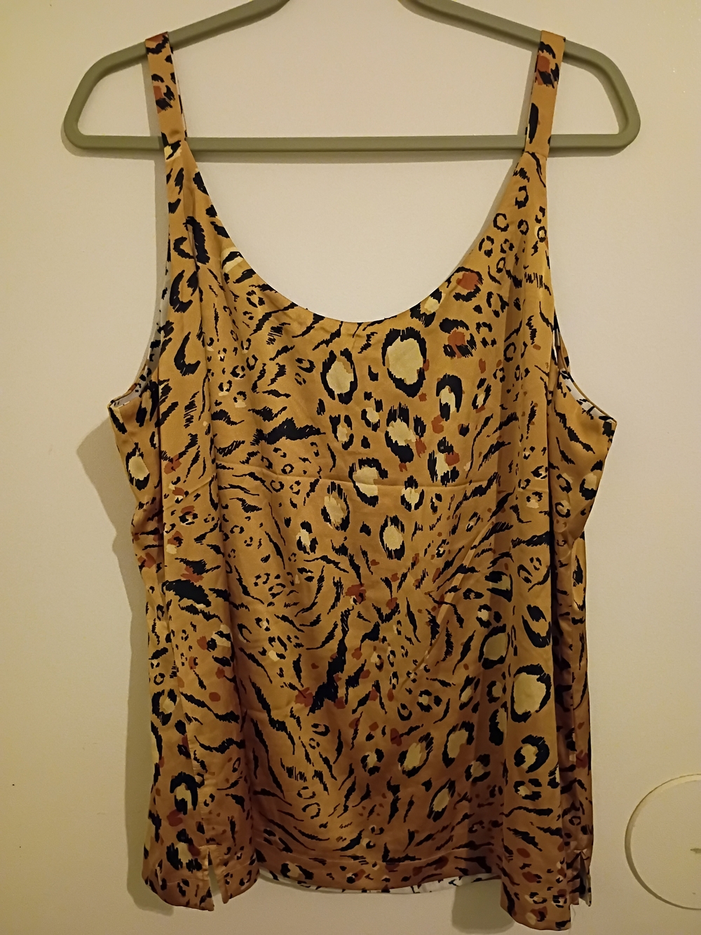 White House Black‎ Market Women's Animal Print Reversible Sz XL ? - Picture 4 of 9
